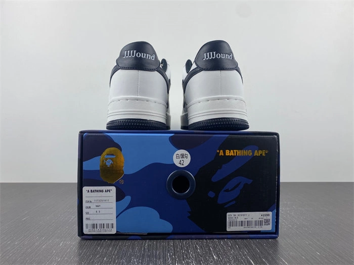 Comfortable A Bathing Ape Bape Sta JJJJound White Navy 1I73-291- 5320