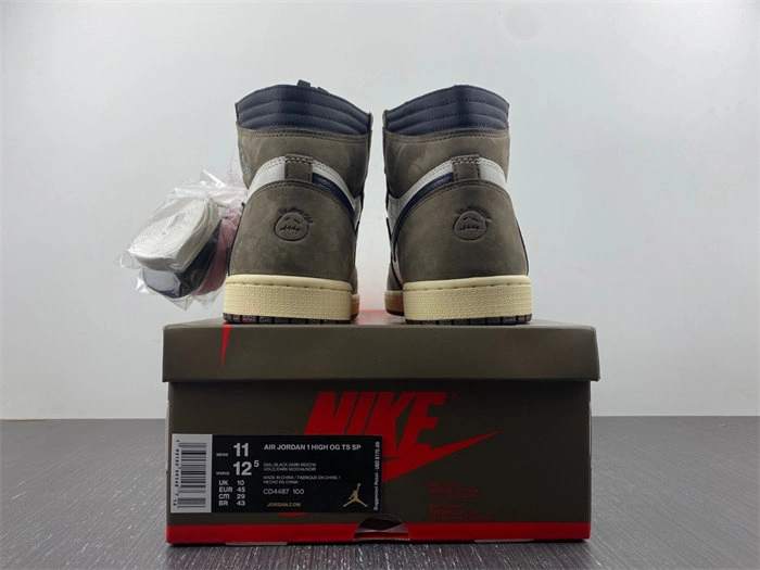 Jordan 1 Retro High Travis Scott Mocha CD4487- Practical 3582