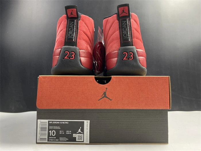 EyeCatching Jordan 12 Retro Reverse Flu Game CT8013- 4148