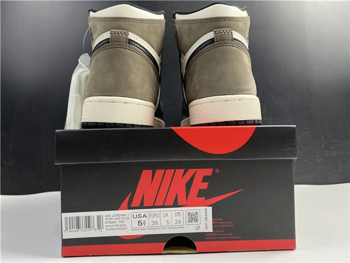 TravelReady Jordan1 Retro Dark Mocha 555088- 3592