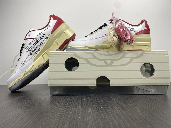 Jordan2 SP Off-White White Red DJ4375- HighQuality 3789