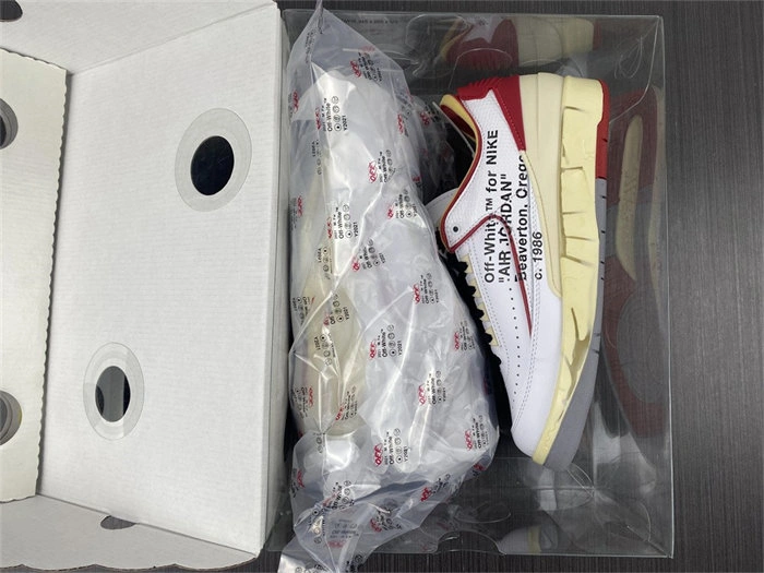 Jordan2 SP Off-White White Red DJ4375- HighQuality 3789