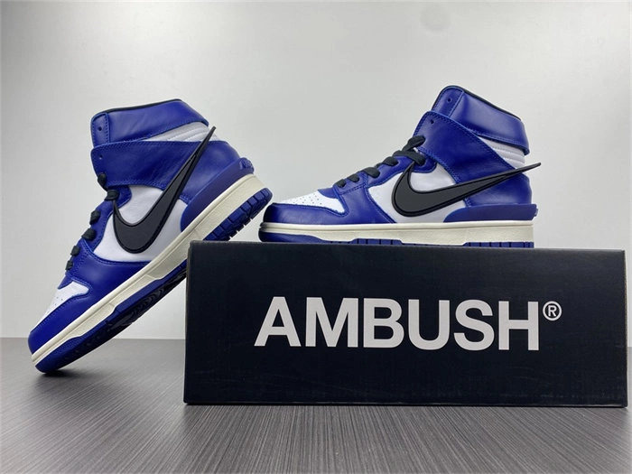 Nike Dunk High AMBUSH Deep Royal CU7544- Compact 4833