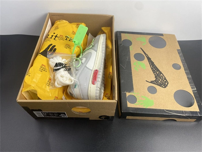 Practical Nike Dunk Low Off-White Lot 7 DM1602- 5068