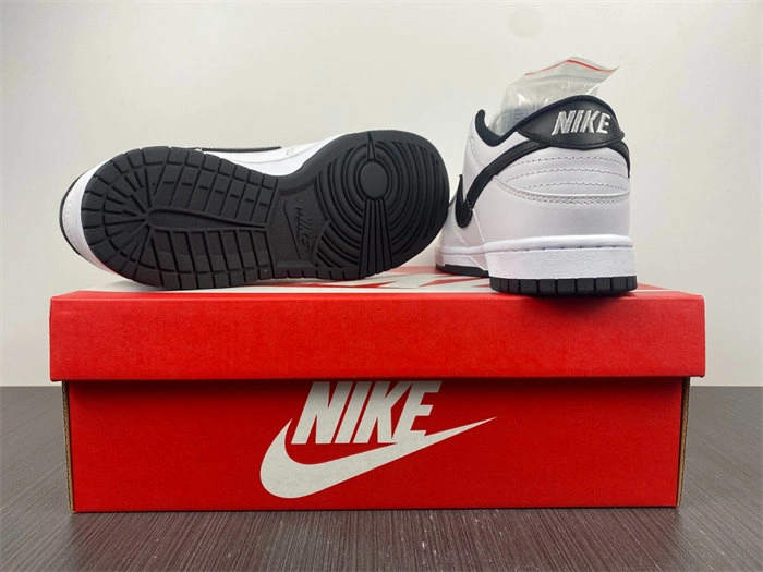 Resilient Nike Dunk Low White Black DD1503- 4802