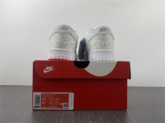 Nike Dunk Low White Paisley DJ9955- FastDry 4733