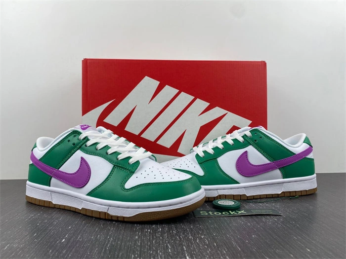 Nike Dunk Low White Stadium Green Fuchsia FD9922- DailyWear 4610