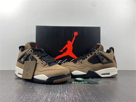Travis Scott x Air Jordan 4 Retro Brown AJ4- ZeroBulk 3936