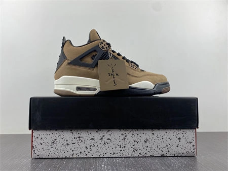Travis Scott x Air Jordan 4 Retro Brown AJ4- ZeroBulk 3936